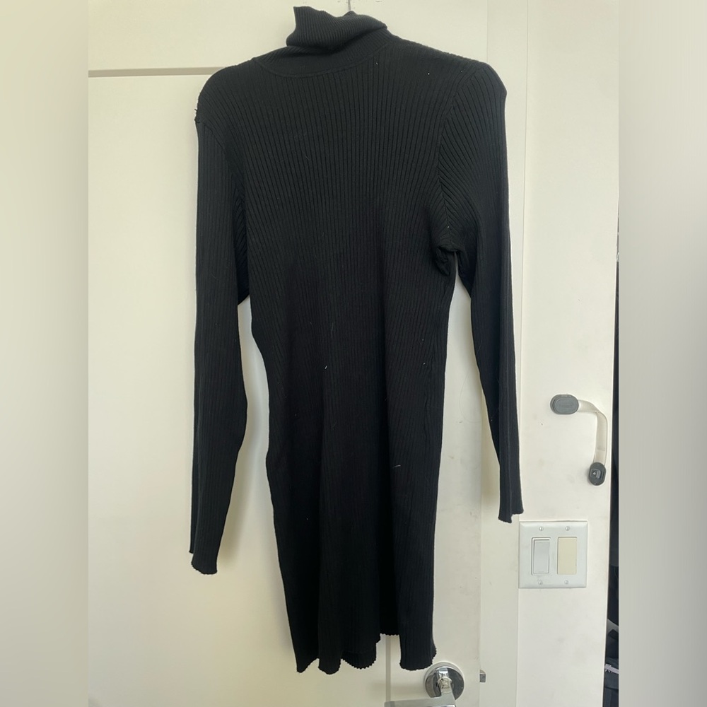 Wild Fable black turtleneck long sleeve dress